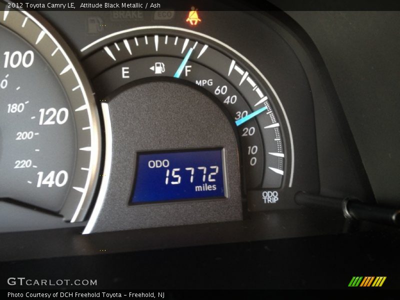 Attitude Black Metallic / Ash 2012 Toyota Camry LE