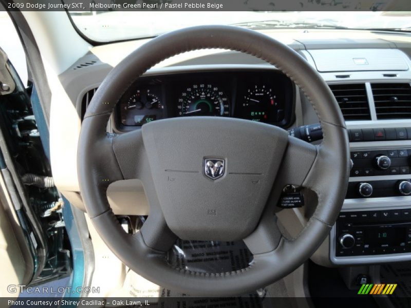 Melbourne Green Pearl / Pastel Pebble Beige 2009 Dodge Journey SXT