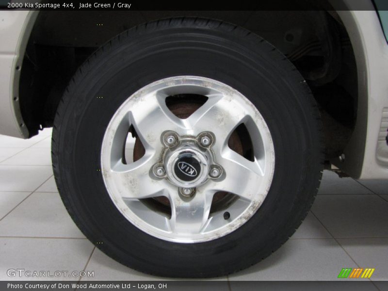 Jade Green / Gray 2000 Kia Sportage 4x4