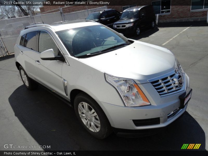 Radiant Silver Metallic / Ebony/Ebony 2013 Cadillac SRX Luxury FWD