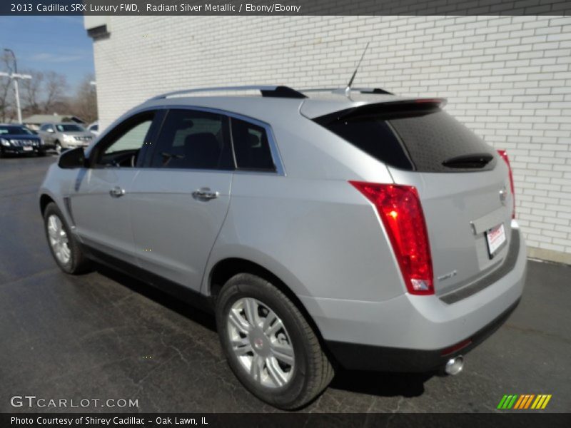 Radiant Silver Metallic / Ebony/Ebony 2013 Cadillac SRX Luxury FWD