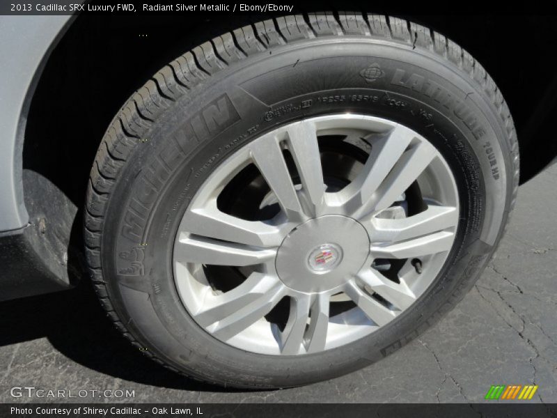 Radiant Silver Metallic / Ebony/Ebony 2013 Cadillac SRX Luxury FWD