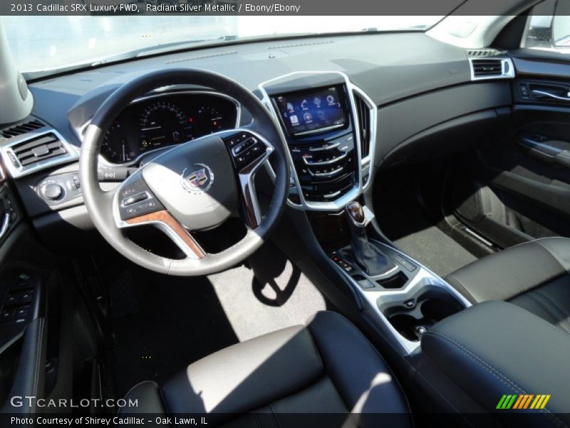 Radiant Silver Metallic / Ebony/Ebony 2013 Cadillac SRX Luxury FWD