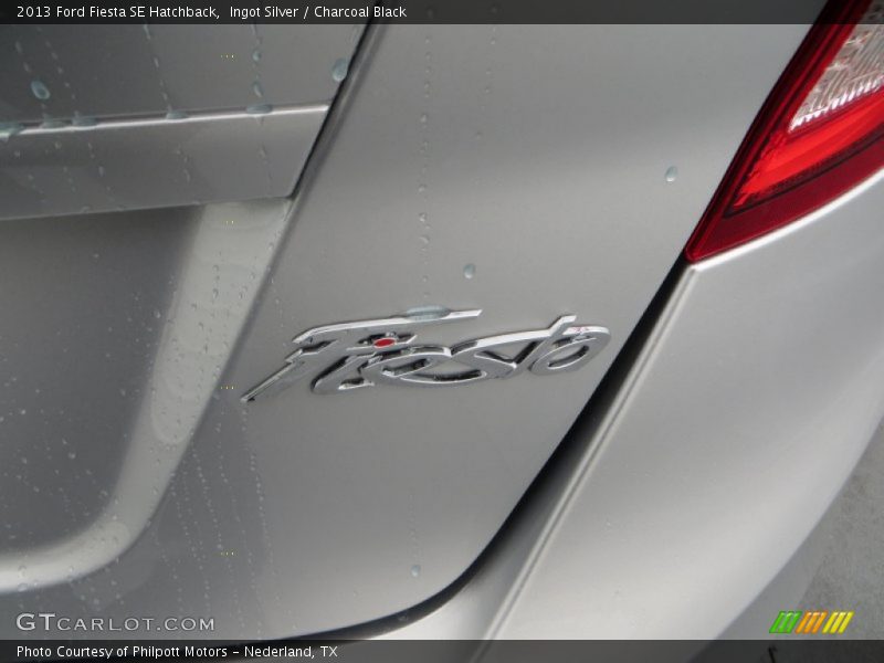 Ingot Silver / Charcoal Black 2013 Ford Fiesta SE Hatchback