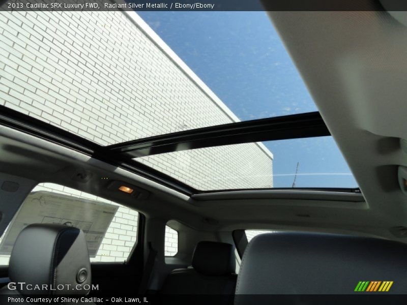 Radiant Silver Metallic / Ebony/Ebony 2013 Cadillac SRX Luxury FWD