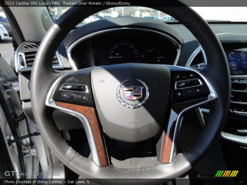 Radiant Silver Metallic / Ebony/Ebony 2013 Cadillac SRX Luxury FWD