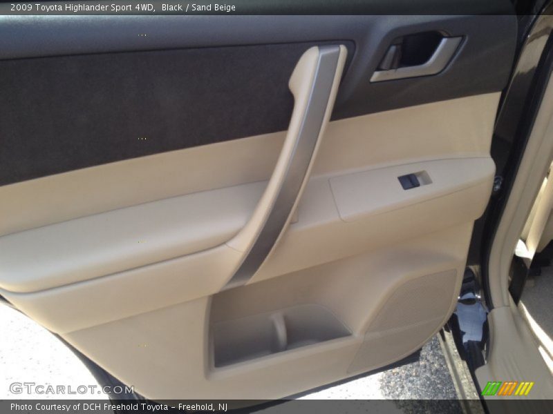 Black / Sand Beige 2009 Toyota Highlander Sport 4WD