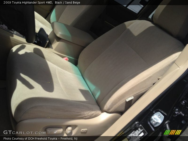 Black / Sand Beige 2009 Toyota Highlander Sport 4WD