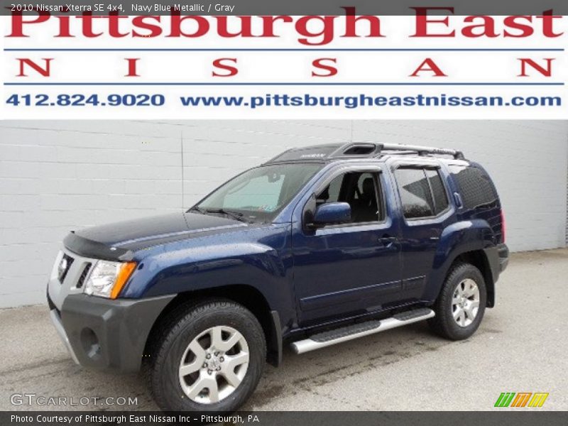 Navy Blue Metallic / Gray 2010 Nissan Xterra SE 4x4