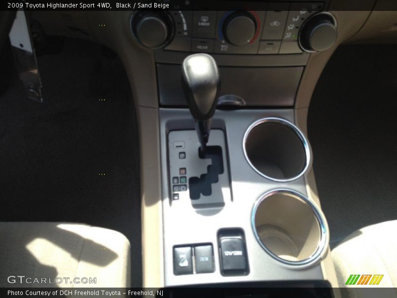 Black / Sand Beige 2009 Toyota Highlander Sport 4WD
