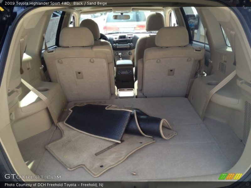 Black / Sand Beige 2009 Toyota Highlander Sport 4WD