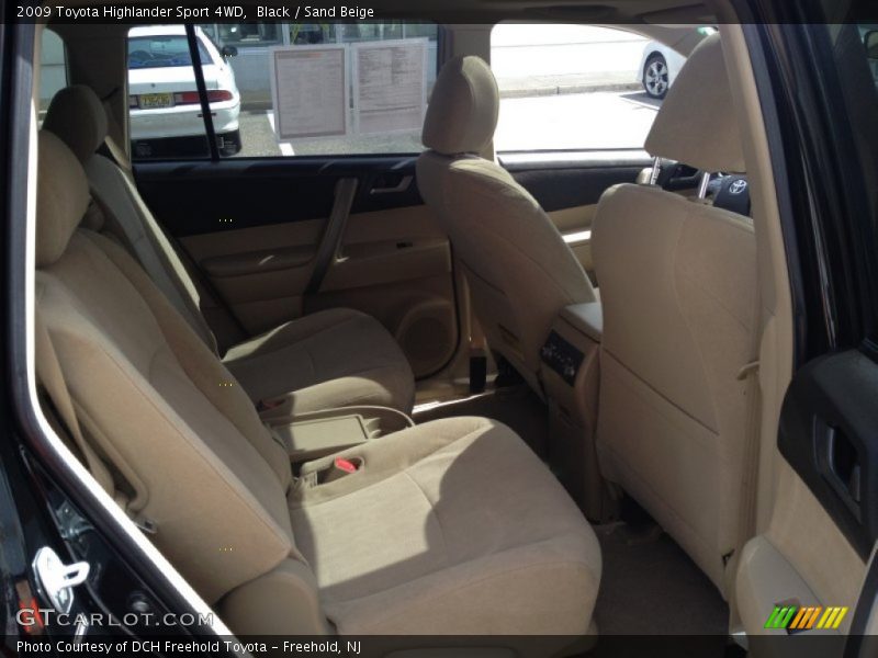 Black / Sand Beige 2009 Toyota Highlander Sport 4WD