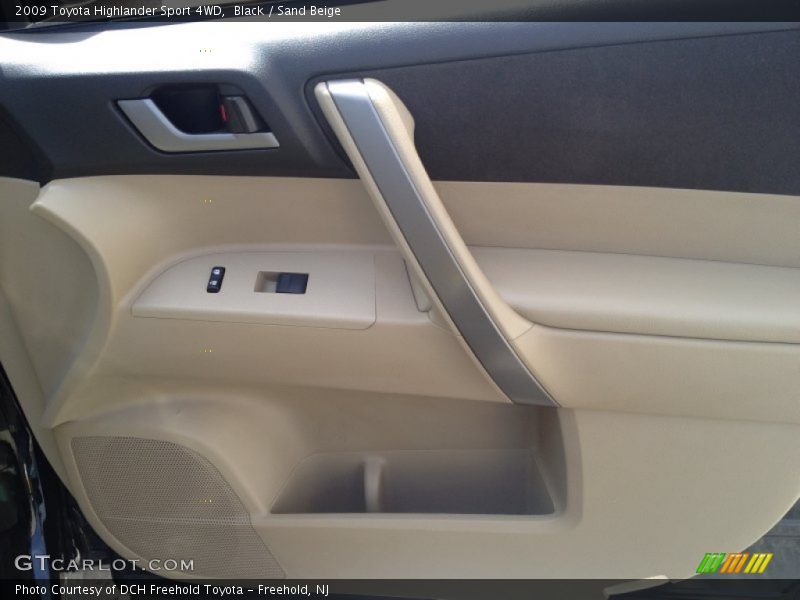 Black / Sand Beige 2009 Toyota Highlander Sport 4WD