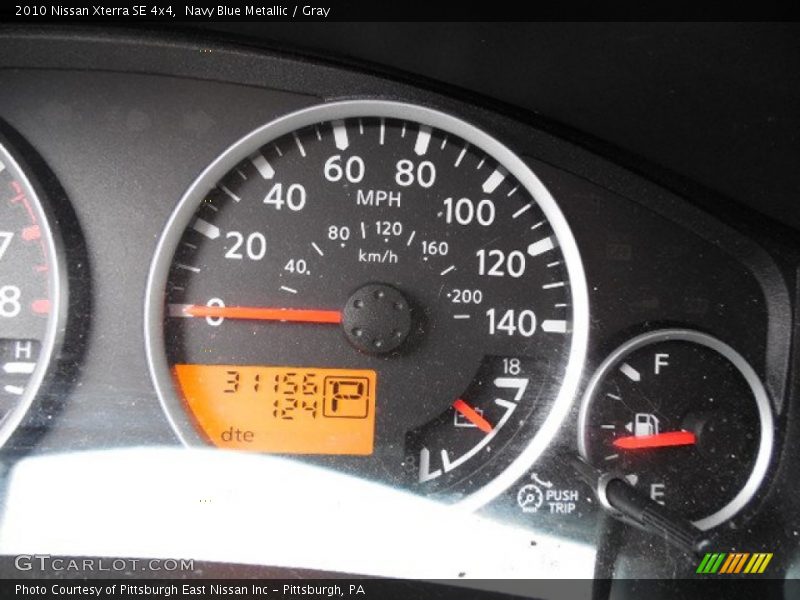 Navy Blue Metallic / Gray 2010 Nissan Xterra SE 4x4
