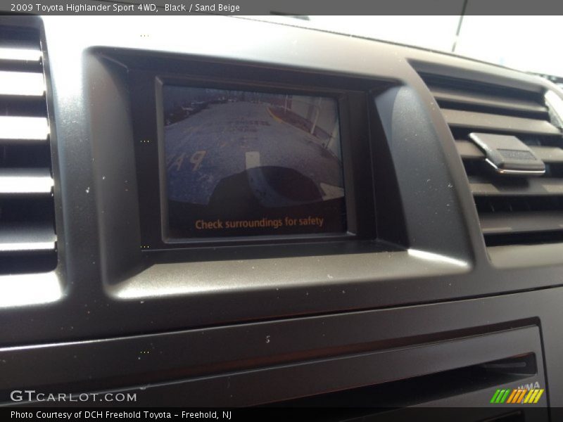 Black / Sand Beige 2009 Toyota Highlander Sport 4WD