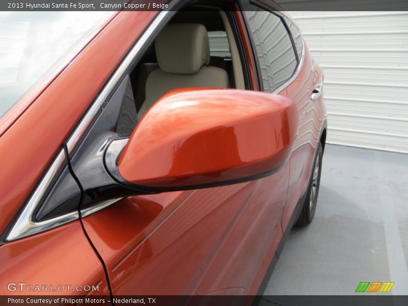 Canyon Copper / Beige 2013 Hyundai Santa Fe Sport