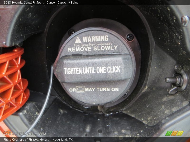 Canyon Copper / Beige 2013 Hyundai Santa Fe Sport
