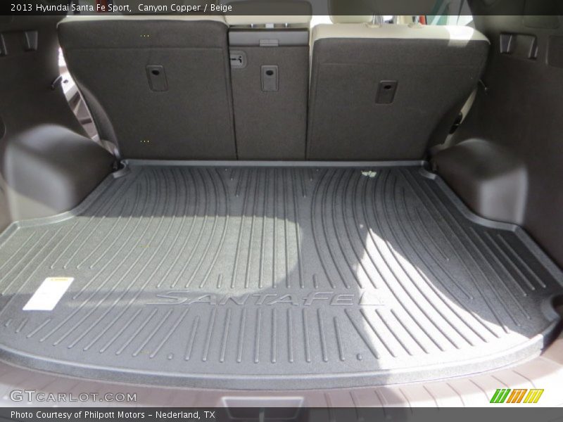 Canyon Copper / Beige 2013 Hyundai Santa Fe Sport