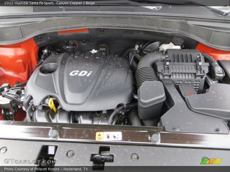 Canyon Copper / Beige 2013 Hyundai Santa Fe Sport