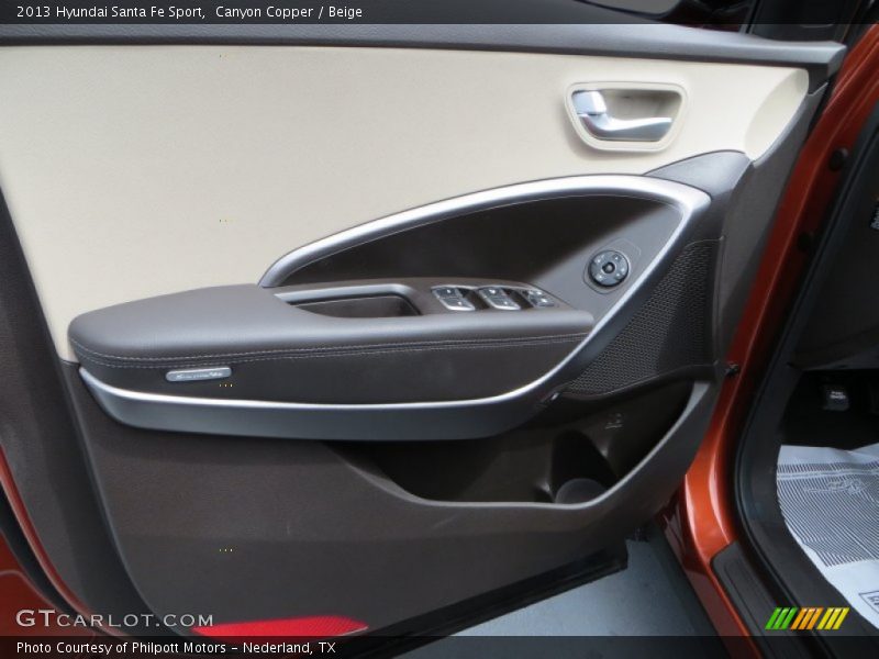 Canyon Copper / Beige 2013 Hyundai Santa Fe Sport