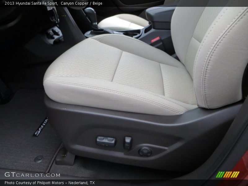 Canyon Copper / Beige 2013 Hyundai Santa Fe Sport