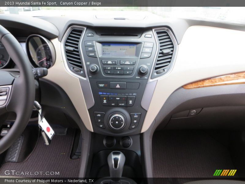 Canyon Copper / Beige 2013 Hyundai Santa Fe Sport