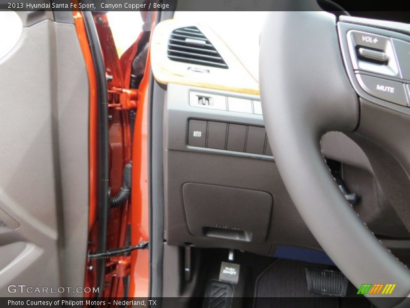 Canyon Copper / Beige 2013 Hyundai Santa Fe Sport
