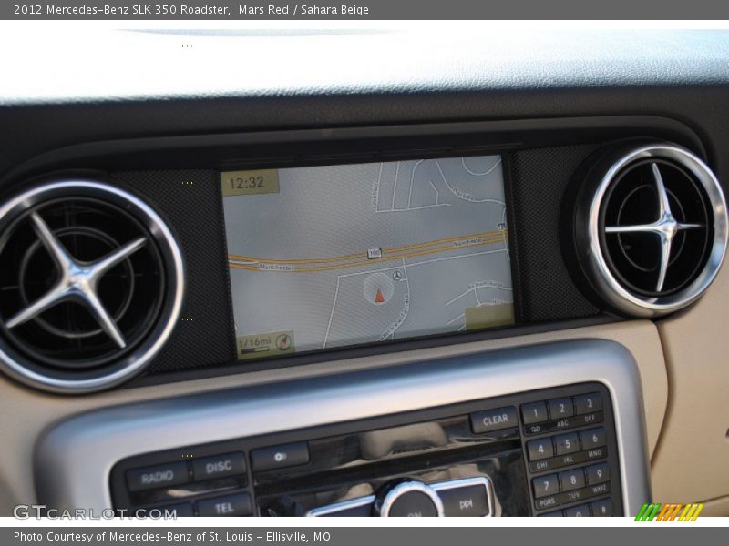 Mars Red / Sahara Beige 2012 Mercedes-Benz SLK 350 Roadster