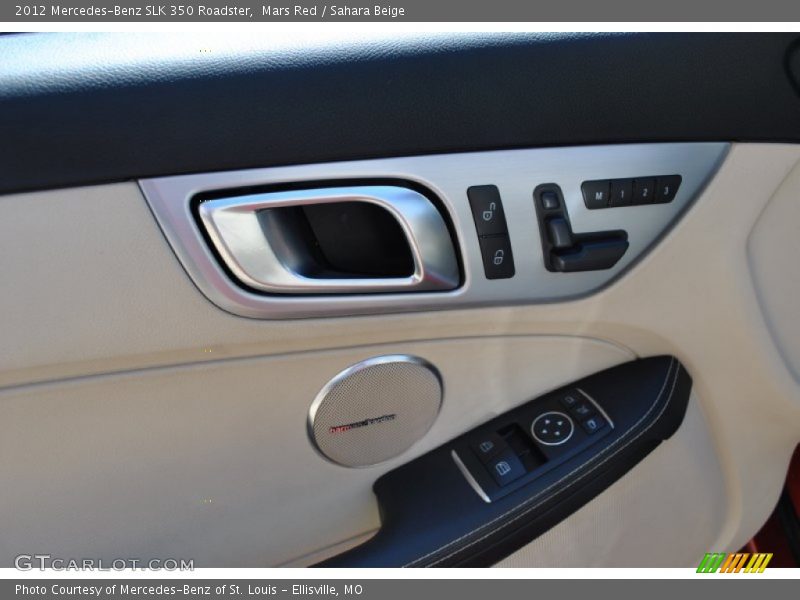Mars Red / Sahara Beige 2012 Mercedes-Benz SLK 350 Roadster