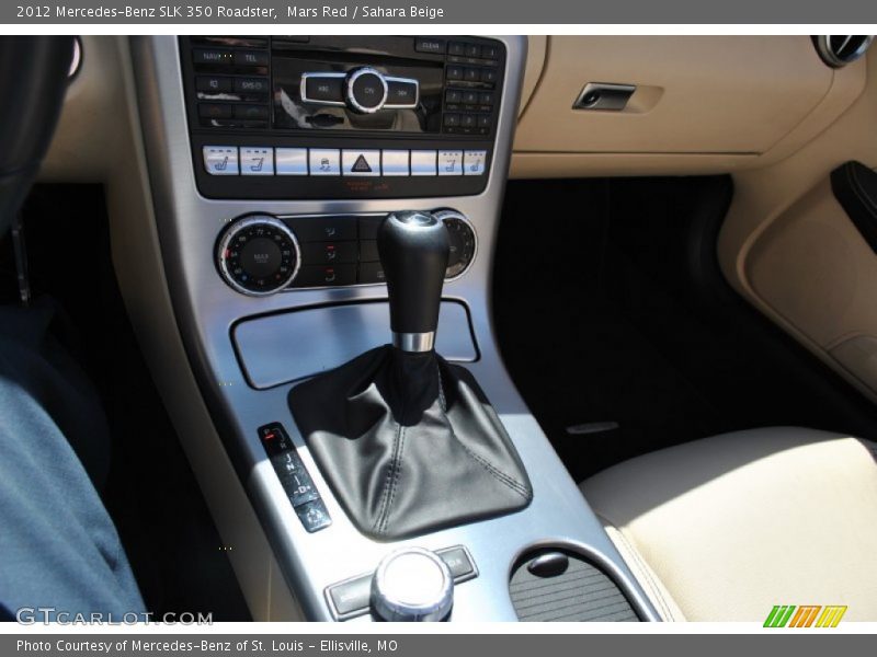 Mars Red / Sahara Beige 2012 Mercedes-Benz SLK 350 Roadster
