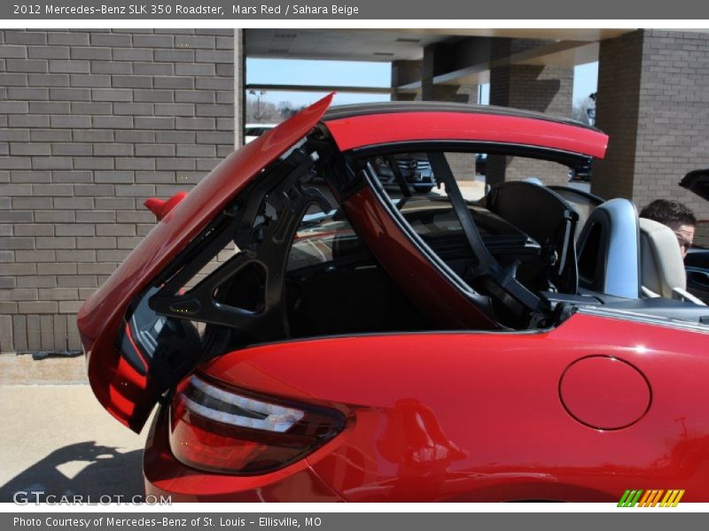 Mars Red / Sahara Beige 2012 Mercedes-Benz SLK 350 Roadster