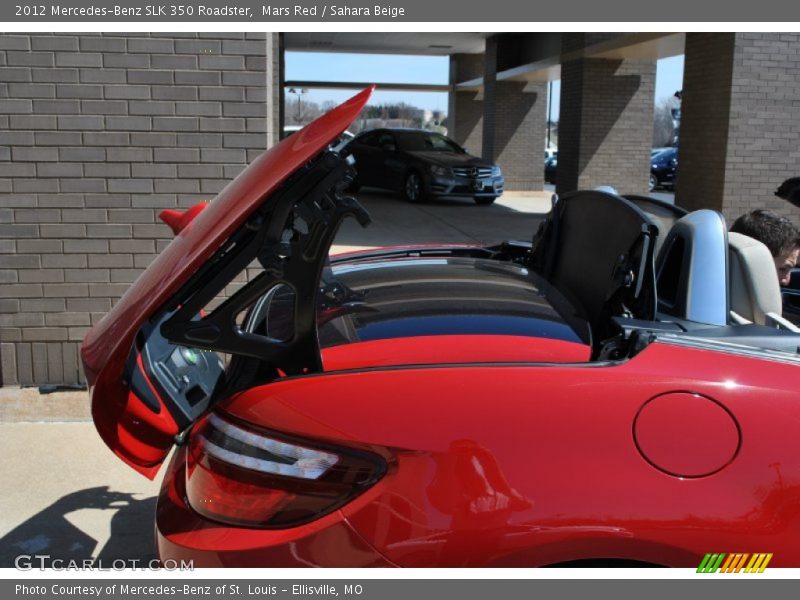 Mars Red / Sahara Beige 2012 Mercedes-Benz SLK 350 Roadster