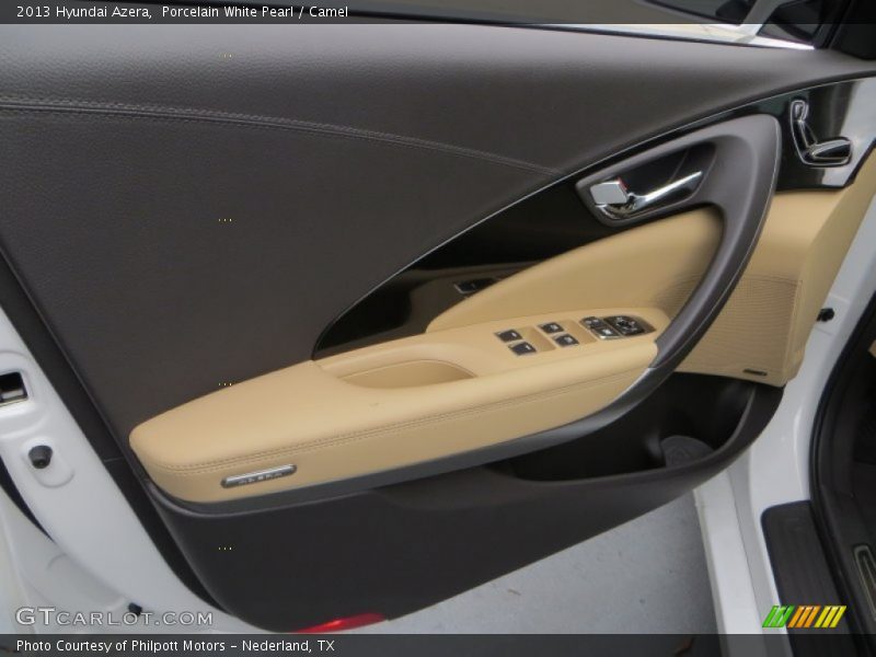 Porcelain White Pearl / Camel 2013 Hyundai Azera