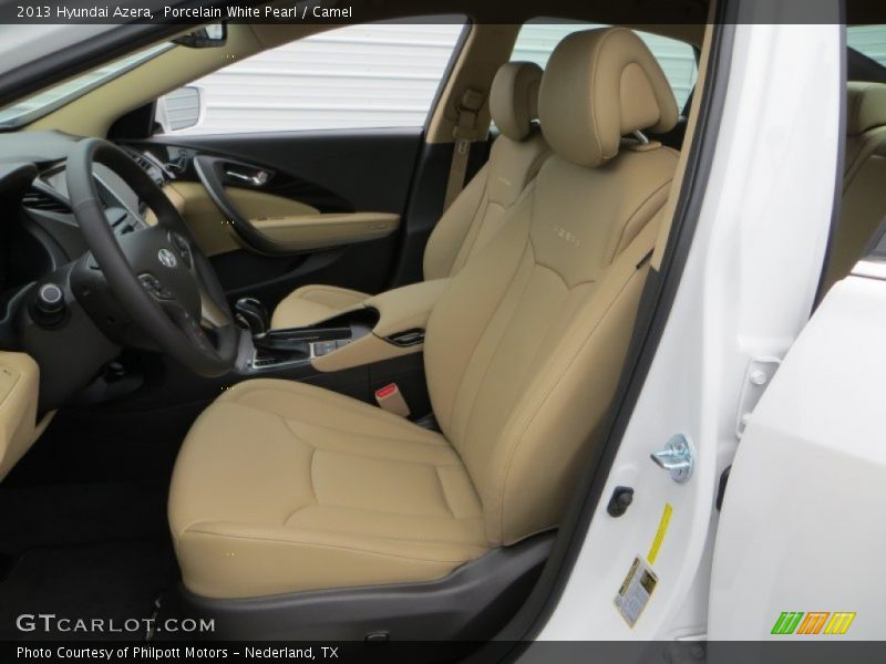 Porcelain White Pearl / Camel 2013 Hyundai Azera