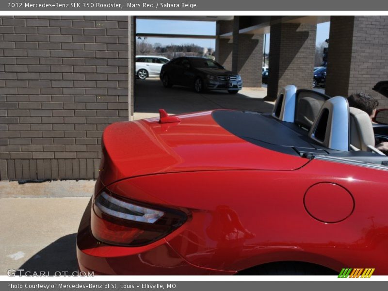 Mars Red / Sahara Beige 2012 Mercedes-Benz SLK 350 Roadster
