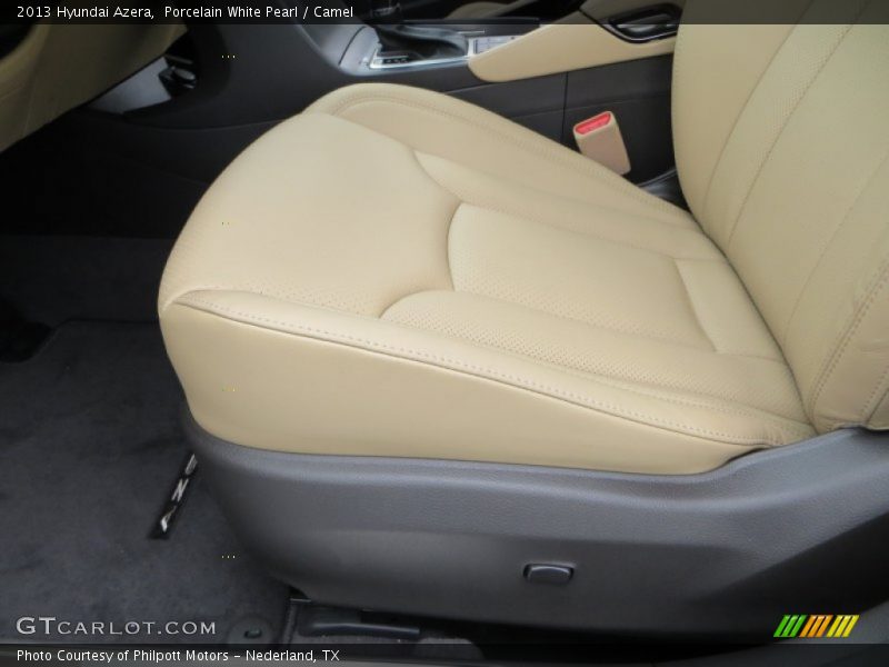 Porcelain White Pearl / Camel 2013 Hyundai Azera