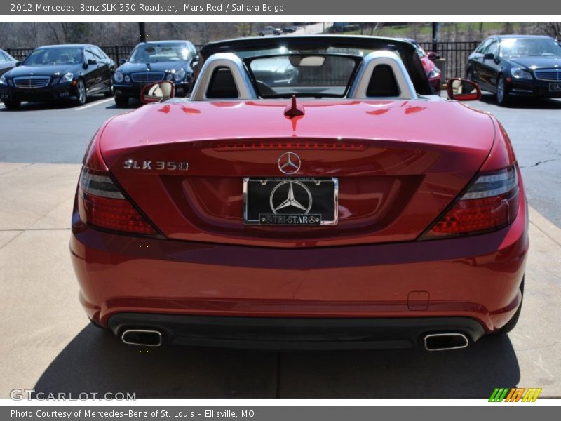 Mars Red / Sahara Beige 2012 Mercedes-Benz SLK 350 Roadster