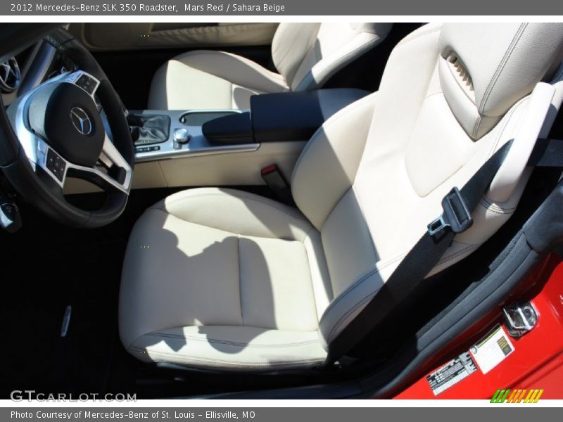 Mars Red / Sahara Beige 2012 Mercedes-Benz SLK 350 Roadster