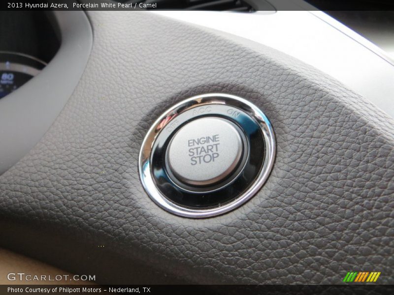 Porcelain White Pearl / Camel 2013 Hyundai Azera