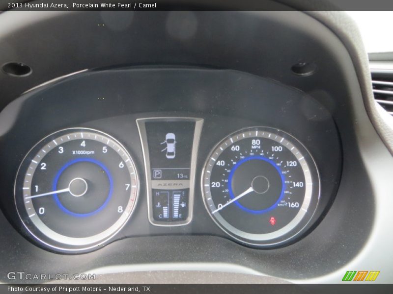 Porcelain White Pearl / Camel 2013 Hyundai Azera