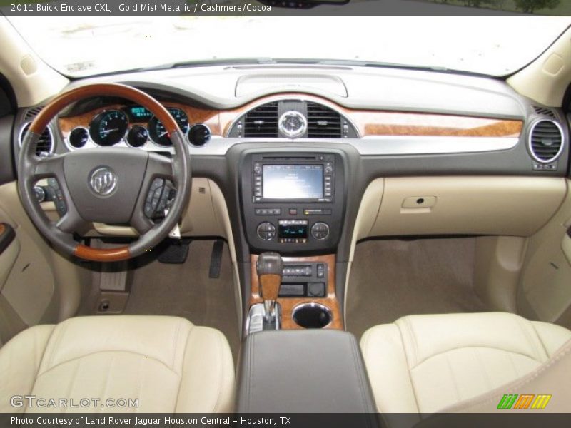 Gold Mist Metallic / Cashmere/Cocoa 2011 Buick Enclave CXL