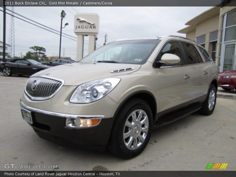 Gold Mist Metallic / Cashmere/Cocoa 2011 Buick Enclave CXL