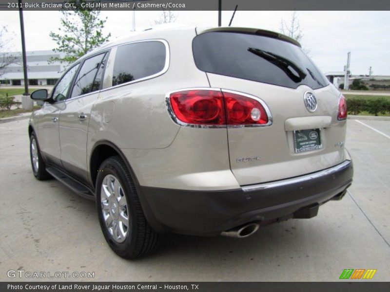 Gold Mist Metallic / Cashmere/Cocoa 2011 Buick Enclave CXL