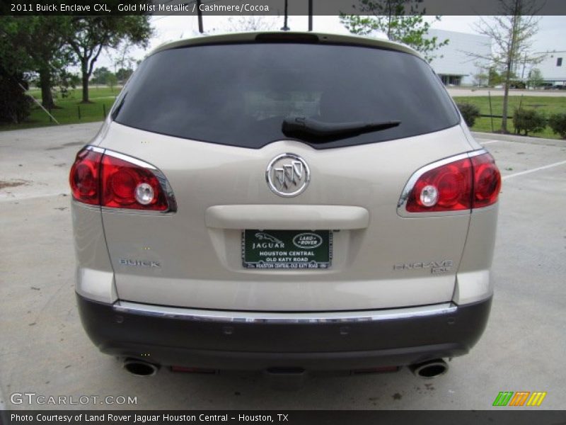 Gold Mist Metallic / Cashmere/Cocoa 2011 Buick Enclave CXL