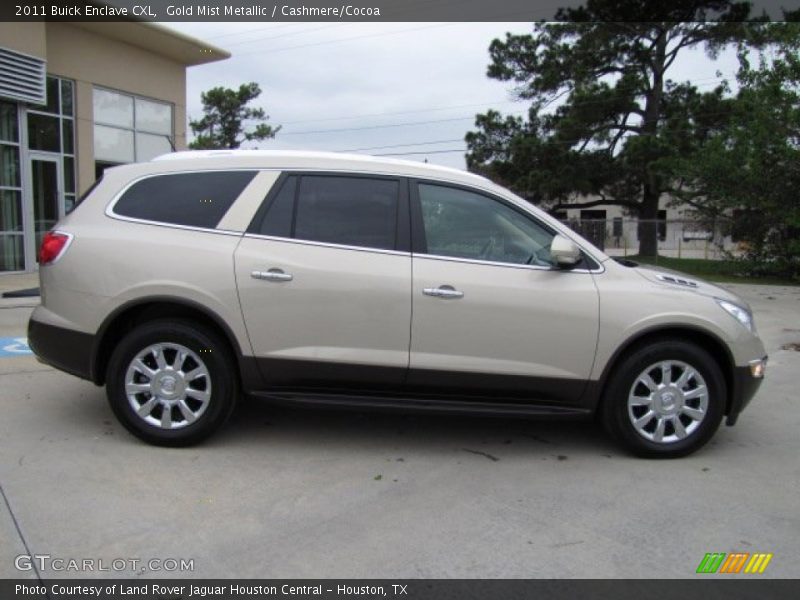 Gold Mist Metallic / Cashmere/Cocoa 2011 Buick Enclave CXL