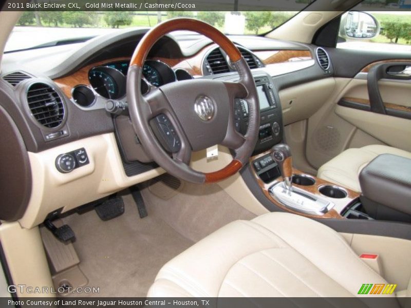 Gold Mist Metallic / Cashmere/Cocoa 2011 Buick Enclave CXL