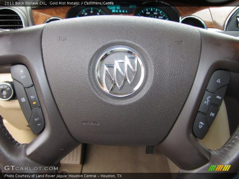 Gold Mist Metallic / Cashmere/Cocoa 2011 Buick Enclave CXL