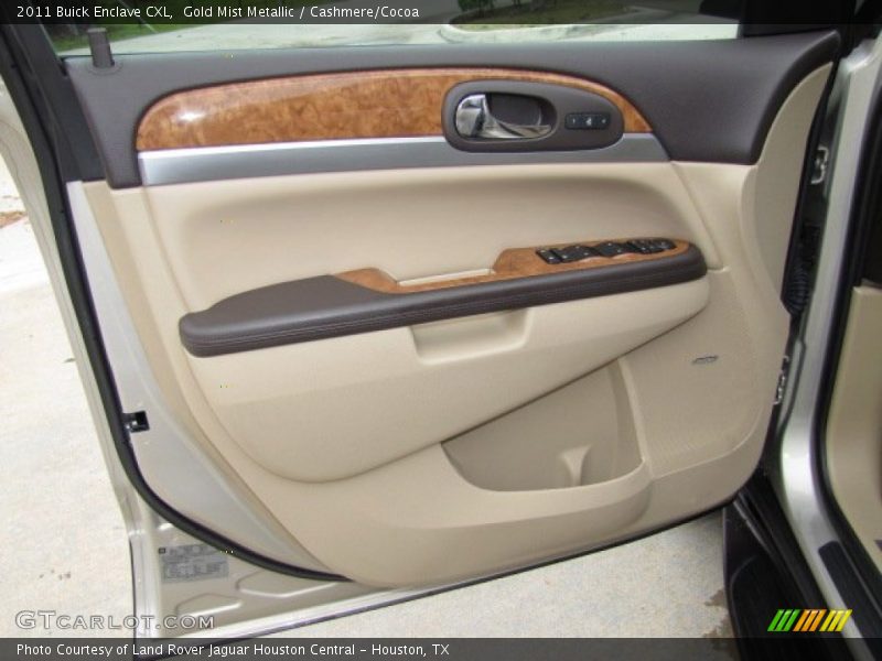 Gold Mist Metallic / Cashmere/Cocoa 2011 Buick Enclave CXL