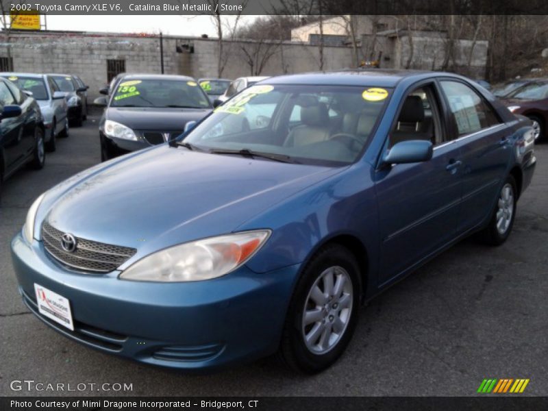 Catalina Blue Metallic / Stone 2002 Toyota Camry XLE V6