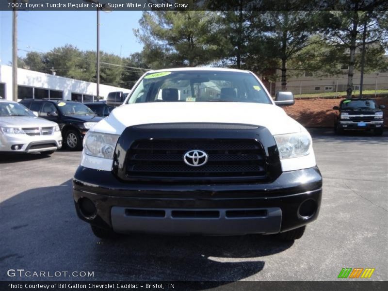 Super White / Graphite Gray 2007 Toyota Tundra Regular Cab